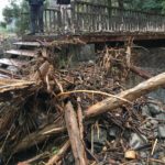 台風被害の復旧工事